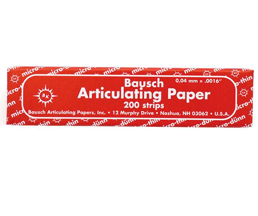 Artikulationspapier Bausch 2x100 Stk