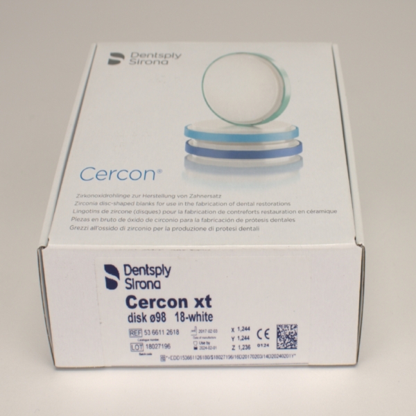 Cercon xt White disk 98x18mm  St