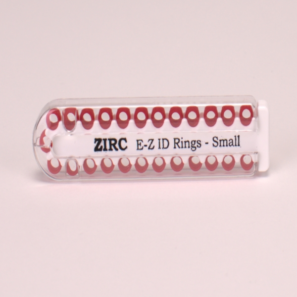 EZ-ID Markierungsringe klein rot 25St