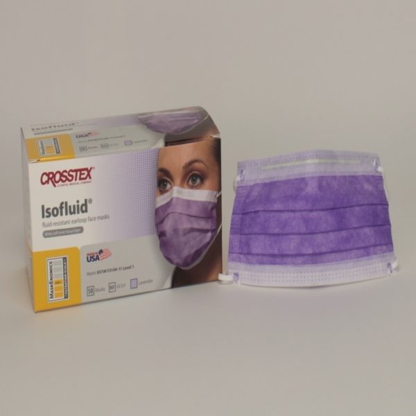 Isofluid Maske lavendel latexfrei  50St