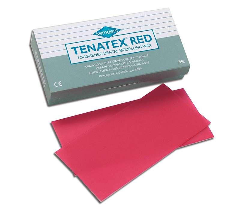 Tenatex Modellierwachs Rot 500g